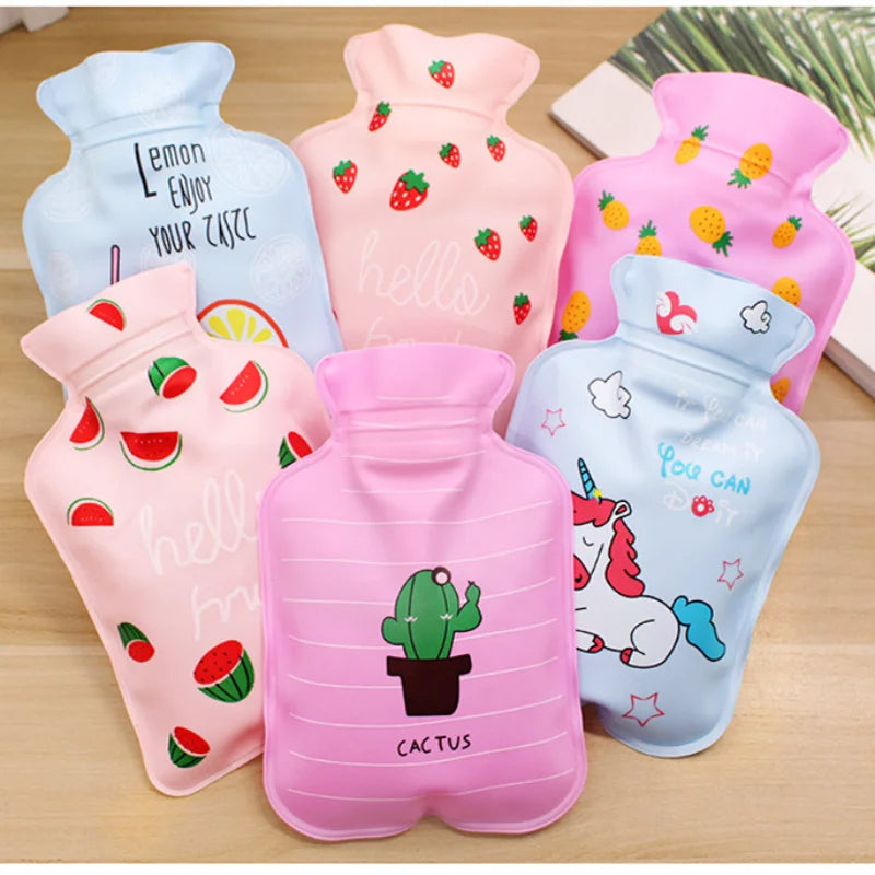 Mini Hot Water Bag Water-filling Hot-water Bag For Female Warm Belly Hands And Feet Cute Warm Water Bag Keep On Hand Warmer Hot Water Bottle Bags