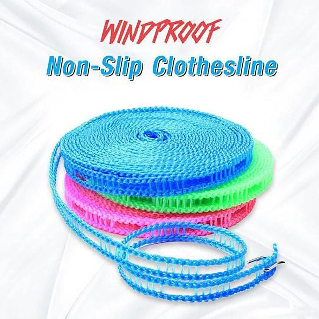 Plastic Cloth Hanging Rope Clothesline - 4 Meters