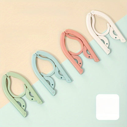 Folding Travel Hangers Portable Folding Clothes Hangers Travel Space Saving Foldable Clothes