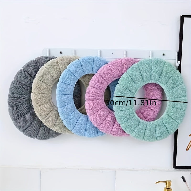 Toilet Cushion Household Toilet Universal for Four Seasons Toilet Seat Cover Toilet Large Size Winter Thickened Toilet Seat Cushion Toilet Ring Cushion