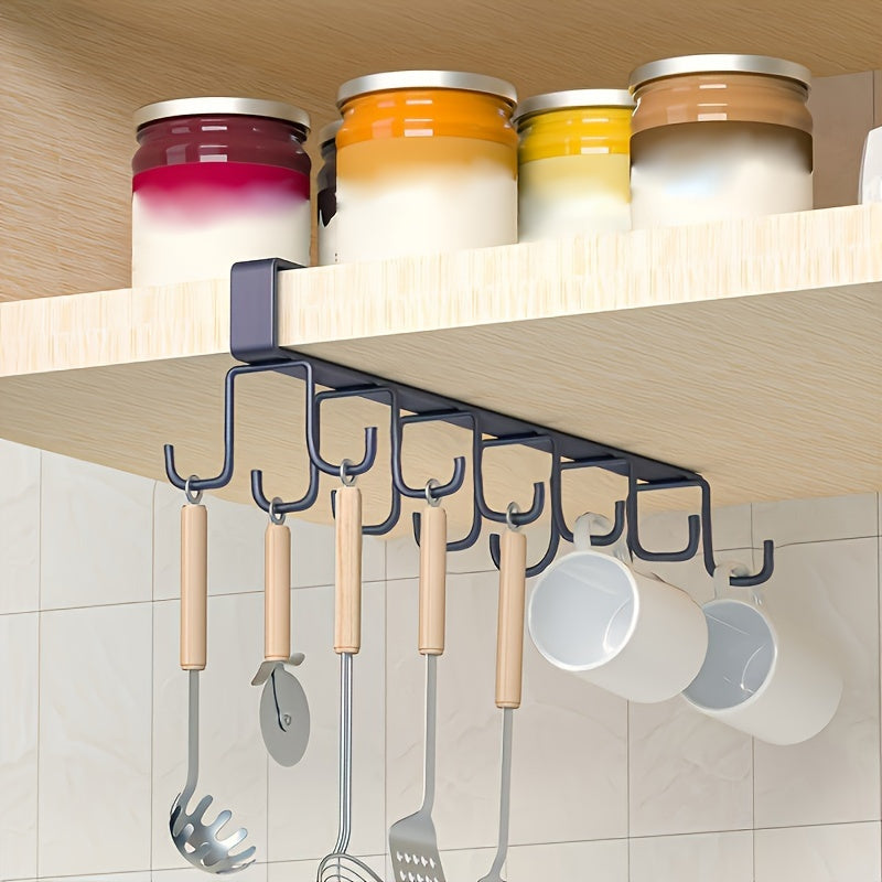 cup holder under cabinet / 10 hooks cup rack hanger coffee cup holder for kitchen cabinets