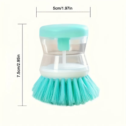 Kitchen Dish Brush, Pot and Bowl Brush, Squeeze Liquid, Handheld Cleaning Brush, Multi-functional Cleaning Brush, Cleaning Supplies, Cleaning Tools