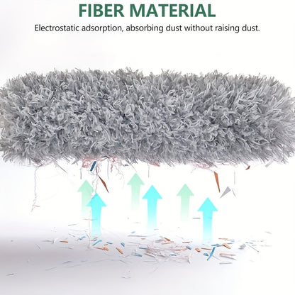 Adjustable And Flexible Microfiber Duster - Washable, Reusable Cleaning Tool for High Ceilings, Furniture, And Cars. A Duster for Cleaning., Dusting Furniture, Household Dusting, Lightweight Design, Washable Material, Dusting Wand, Pet Owners