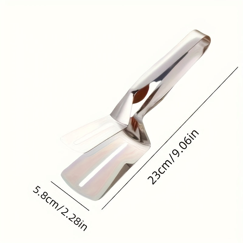 Stainless Steel Grilling Tongs for Fish And Meat, Versatile for Grilling Meat, Fish, Pancakes, And Bread, Featuring a Non-Slip Grip, Suitable for Korean BBQ, Fried Fish, And More. A Must-Have in The Kitchen