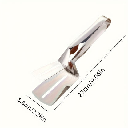 Stainless Steel Grilling Tongs for Fish And Meat, Versatile for Grilling Meat, Fish, Pancakes, And Bread, Featuring a Non-Slip Grip, Suitable for Korean BBQ, Fried Fish, And More. A Must-Have in The Kitchen