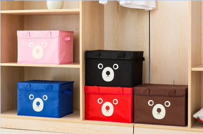 Panda Storage Box - Foldable Cartoon Cute Bear Storage Box For Clothes & Kids Toys