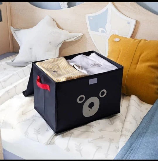 Panda Storage Box - Foldable Cartoon Cute Bear Storage Box For Clothes & Kids Toys
