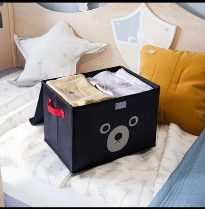 Panda Storage Box - Foldable Cartoon Cute Bear Storage Box For Clothes & Kids Toys