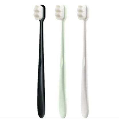 Ultrafine Wave Nano Million Bristles Toothbrushes Micro Soft Toothbrush with Holder Portable Eco-Friendly Oral Care Products Kit