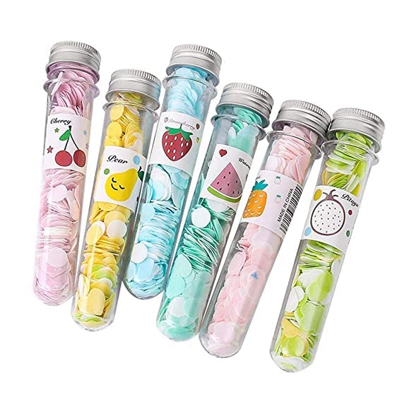 Flower Soap Tube Paper Soap For Travelling  Disposable Hand Washing Cleaning Paper Soap Foaming Paper Soap For Travel