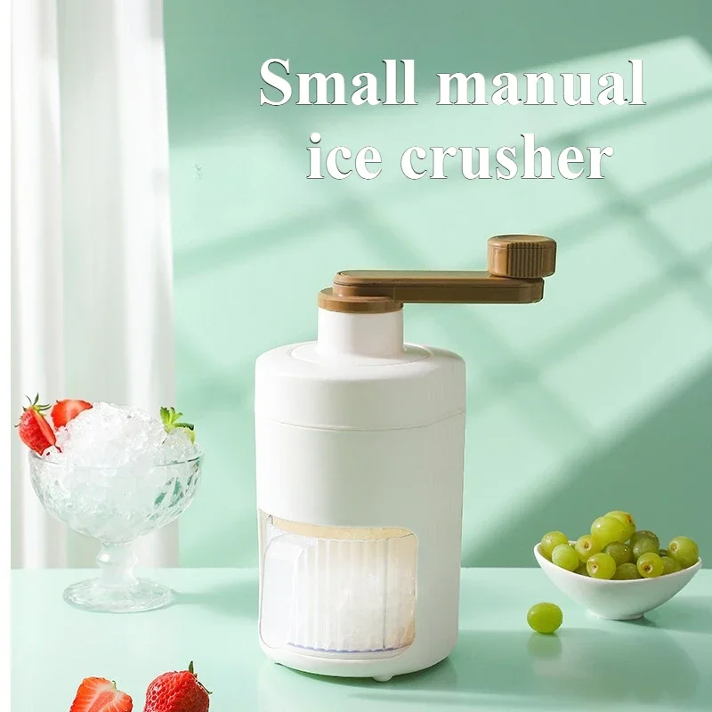 Household Hand-Operated Shaved Ice Milk Shake Making Smoothie Machine Kitchen Hand Ice Breaker Mein Mein Ice Shaved Ice
