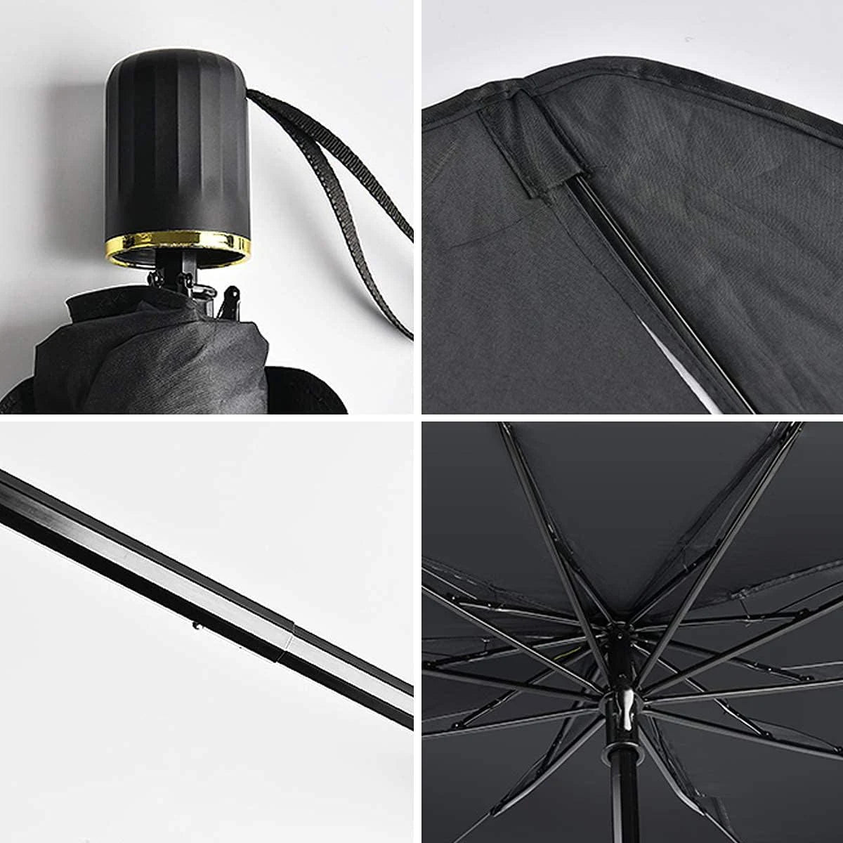 Car Windshield Sunshade Umbrella-Foldable Car Umbrella Sunshade Anti UV Car Windshield (Thermal Protection) Suitable For Car