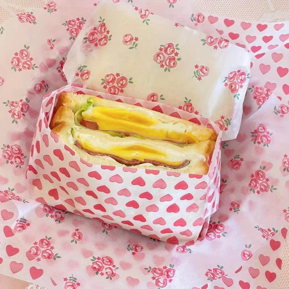 Printed Butter Paper (pack of 50)