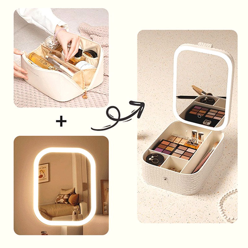 Mini Led Makeup Bag