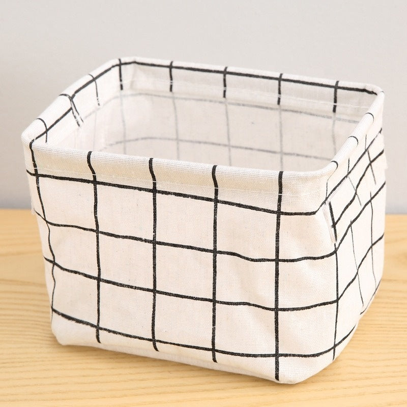 Mini Oxford Organizer Basket (Random Colours)