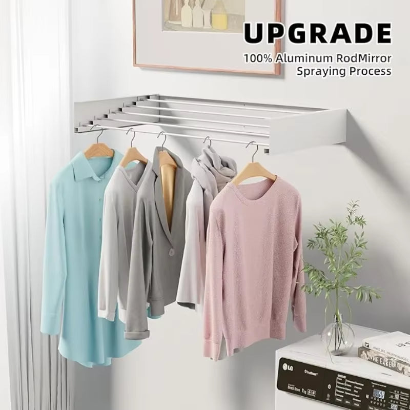 Wall Mounted Foldable Towel Rack 80cm