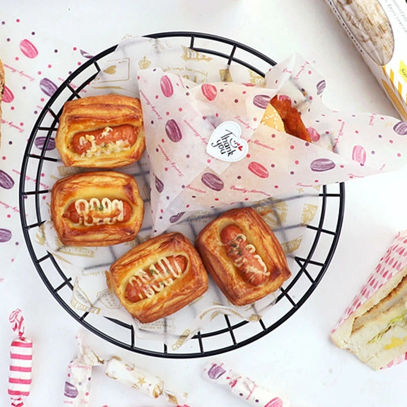 Grease Paper Food Wrapper 50 pcs