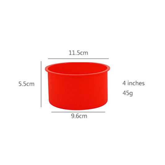 4-Piece Silicone Cake Pans Sets for Baking