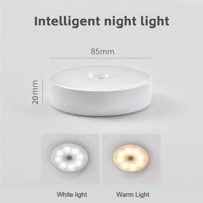 Bedside Table USB Night Light, Home Wardrobe Storage Area, LED Body Sensing, Wireless Charging Function