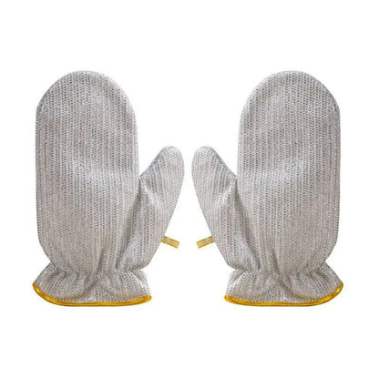 2 pcs pair Silver Dishwashing Gloves