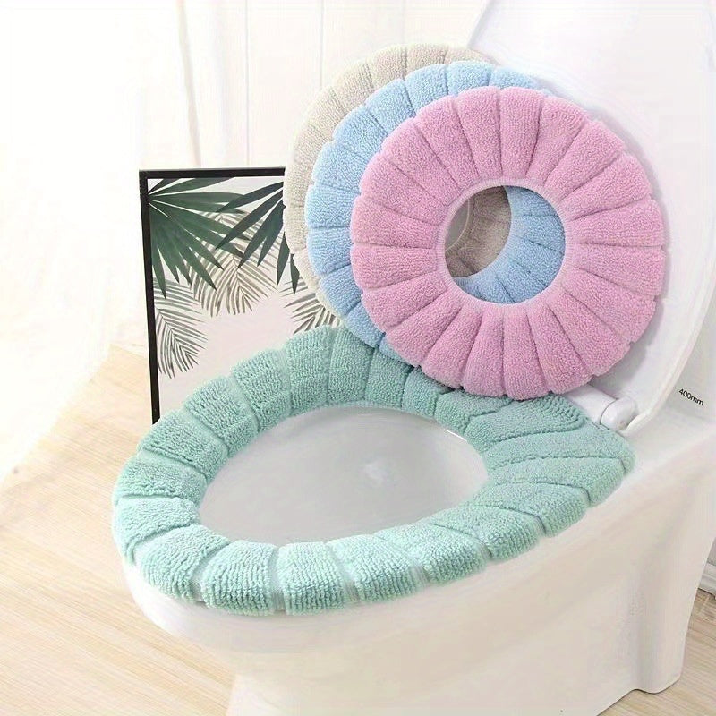 Toilet Cushion Household Toilet Universal for Four Seasons Toilet Seat Cover Toilet Large Size Winter Thickened Toilet Seat Cushion Toilet Ring Cushion