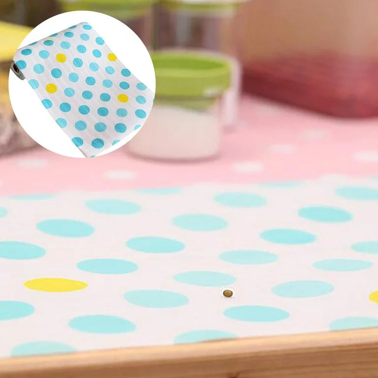 Roll Cute Non-Slip Washable Oil-Proof Shelf Liner - Binder-Free Drawer Mat for Kitchen Cabinet, Refrigerator, Locker, Desk - Home Accessories and Decorative Supplies, Kitchen Drawer Organizer, Shelf Liners