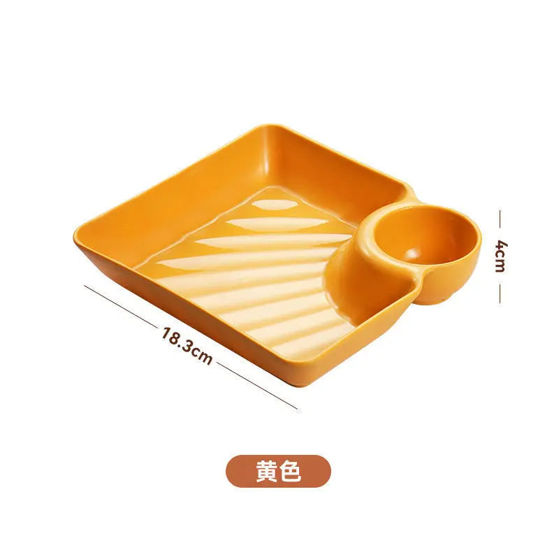 Pack of 4 Fries Dumpling Plates