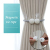 2Pcs/Set Curtain Hanging Ball Home Multifunctional Curtain Pearl Strap Rope Strap New Magnetic Hanging Ball Curtain Tool