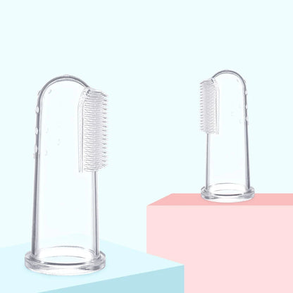 New Arrival Baby Items Children Teeth Clear Massage Soft Silicone Baby Finger Toothbrush Toddler teether