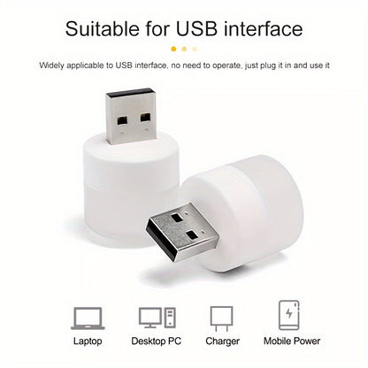 Mini USB Bulb Warm White LED Light for Camping Emergency Blackout Backup Power Outage Battery Operated Portable Lantern