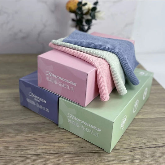 Disposable Microfiber Kitchen Cloth Soft Hand Towel Reusable Gadgets Dishcloth Rags Durable Napkin 1 Box 20pcs/lot per box