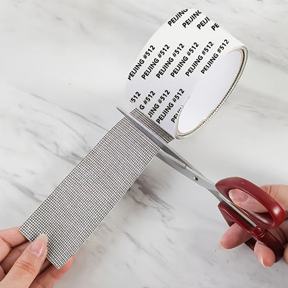Window Barrier Repair Tape, Self-Adhesive Mesh Patch Kit, Fiberglass-Covered, Repairs Holes And Tears, Repels Mosquitoes, For Home And Office Use, One Roll