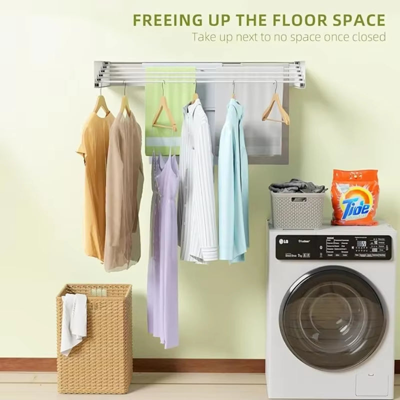 Wall Mounted Foldable Towel Rack 80cm