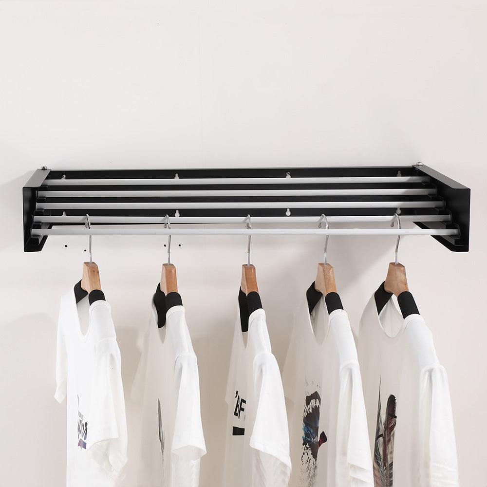 Wall Mounted Foldable Towel Rack 100cm