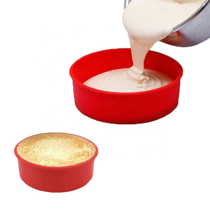 4-Piece Silicone Cake Pans Sets for Baking