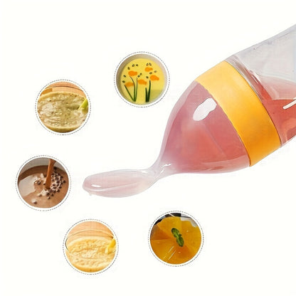 Baby Spoon Feeder-Feeder with Spoon-Silicone Spoon Feeder-Baby Silicon Spoon Feeder-Spoon bottle Feeder-Spoon Feeder Silicon