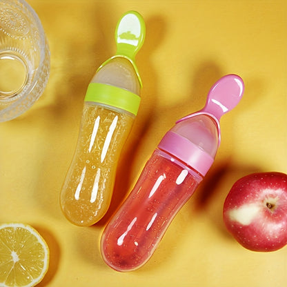 Baby Spoon Feeder-Feeder with Spoon-Silicone Spoon Feeder-Baby Silicon Spoon Feeder-Spoon bottle Feeder-Spoon Feeder Silicon