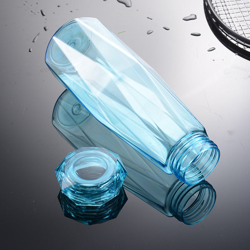 Smart Diamond Glass Colored Travel Water Bottle 500ml Fancy & Stylish Bottles