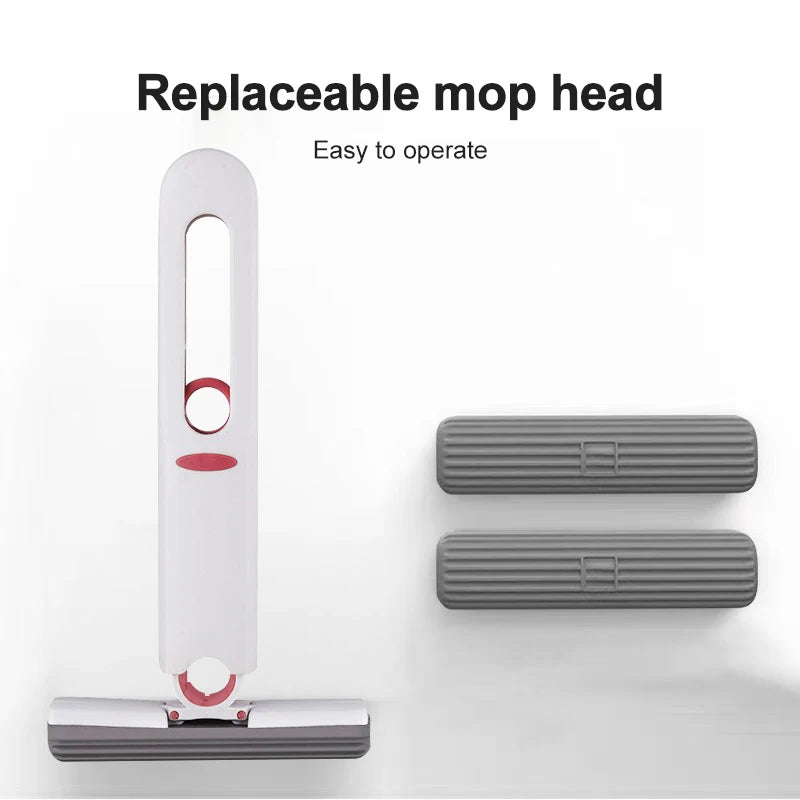 Mini Portable Folding Hanging Mop with Box Packing