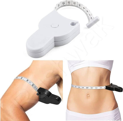 Automatic Telescopic Tape Measure,Perfect Body Tape Measure,Self-Tightening Body Measuring Ruler,Retractable Double Scales Rulers,Perfect Waist Tape Measure (1pcs)
