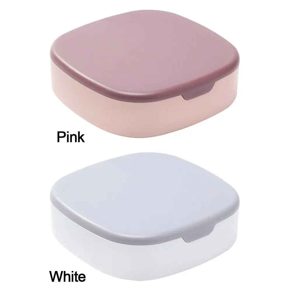 Mini Portable Travel Cosmetic and Jewelry Storage Box Organizer with Mirror