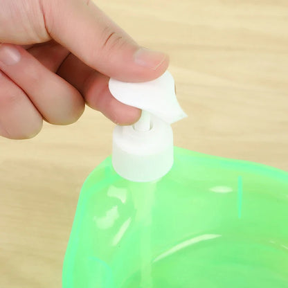 Soap Dispenser and Scrubber Holder Multifunctional Dishwashing Container 1000ml Manual Sink Dish Washing