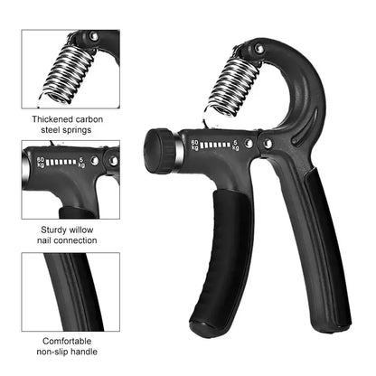Grip Strength Trainer, Hand Squeezer Adjustable Resistance, Hand Grip Strengthener for Muscle Building and Injury Recovery