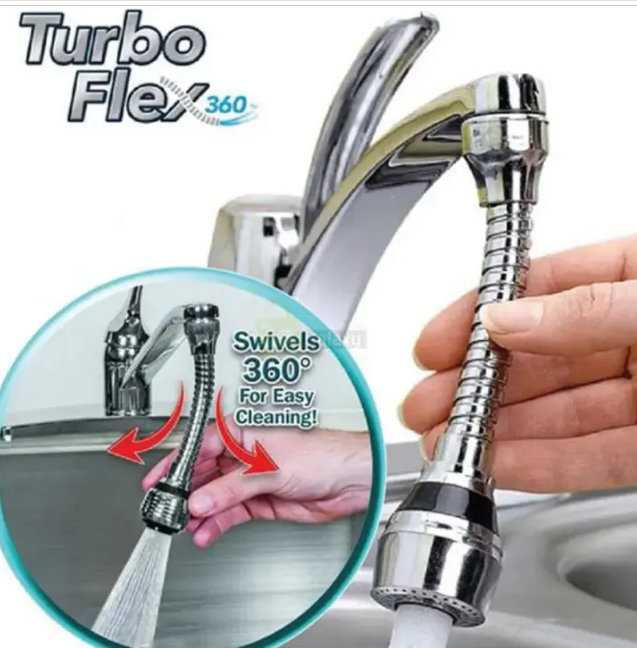 Turbo Flex 360 Flexible Faucet Sprayer Sink Hose