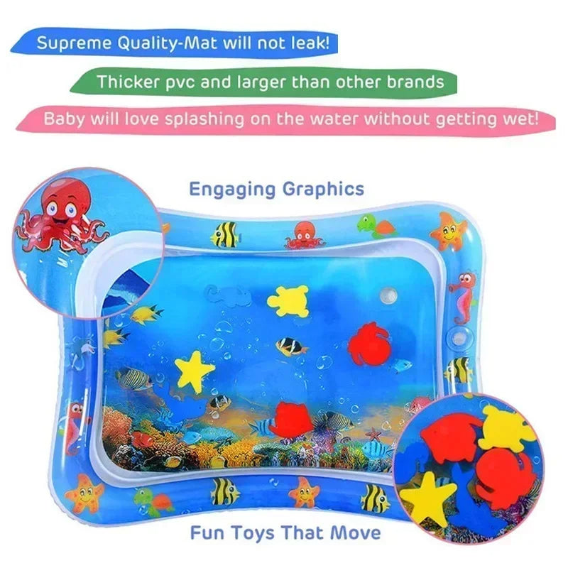 Happy Tummy Time Water Play Mat for Babies size 69x50x8cm
