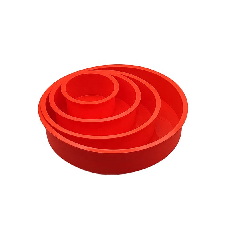 4-Piece Silicone Cake Pans Sets for Baking