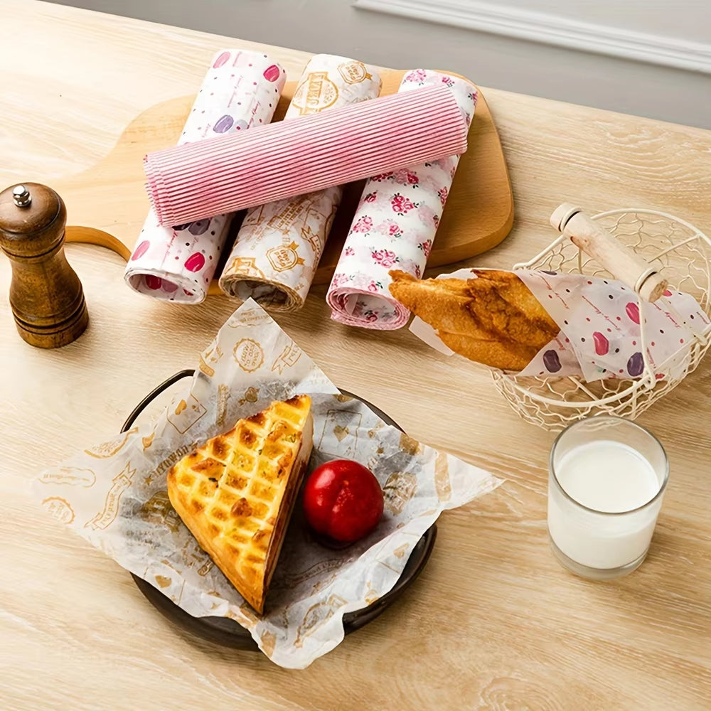 Printed Butter Paper (pack of 50)