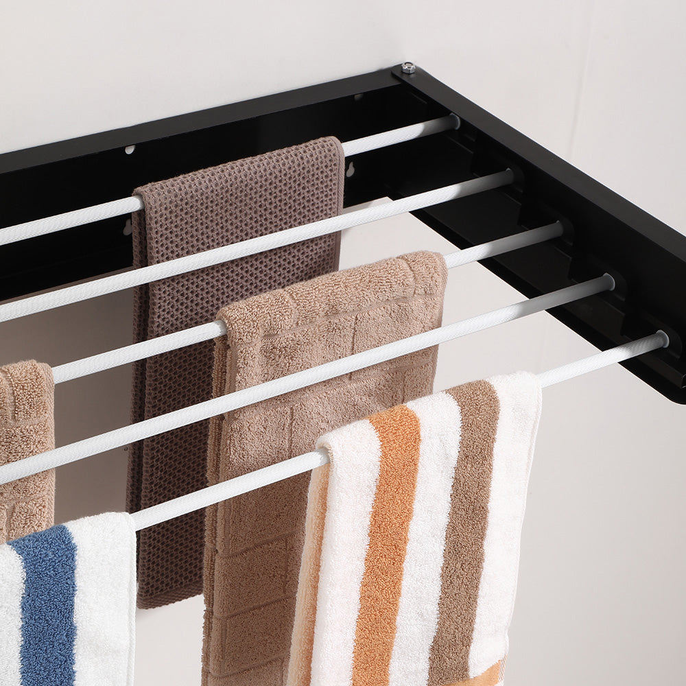 Wall Mounted Foldable Towel Rack 100cm