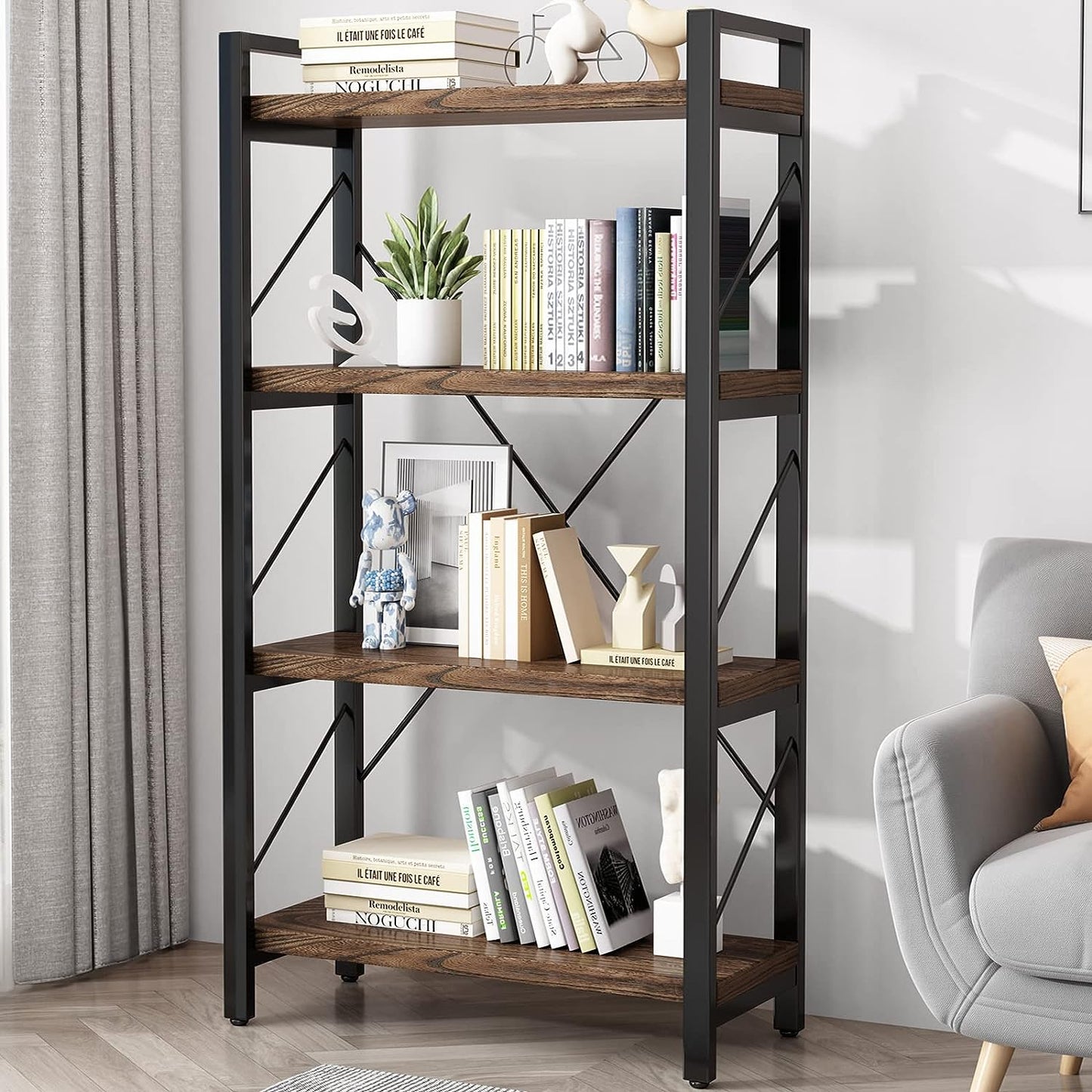 4-Tier Universal Storage Rack  (Moveable with Wheels