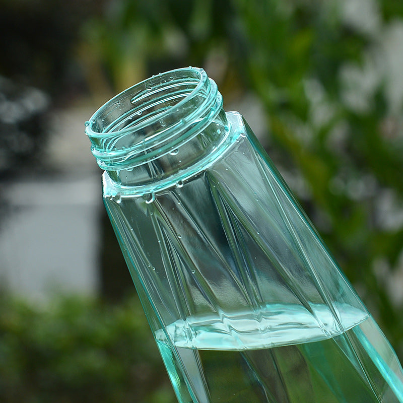 Smart Diamond Glass Colored Travel Water Bottle 500ml Fancy & Stylish Bottles